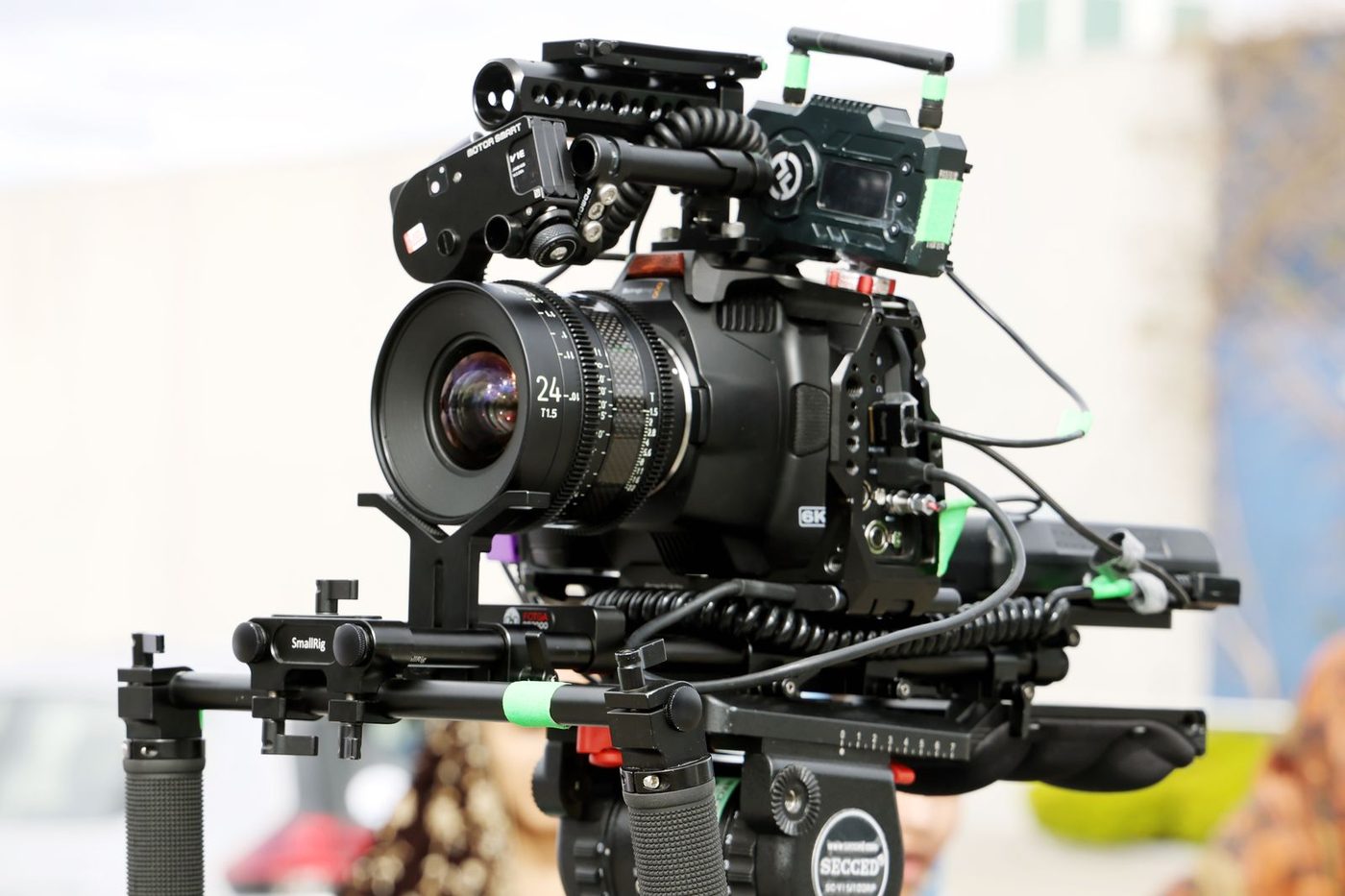 Camera-rig tijdens een NowWeGo-productie